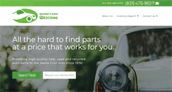 Desktop Screenshot of anthonysautowrecking.com